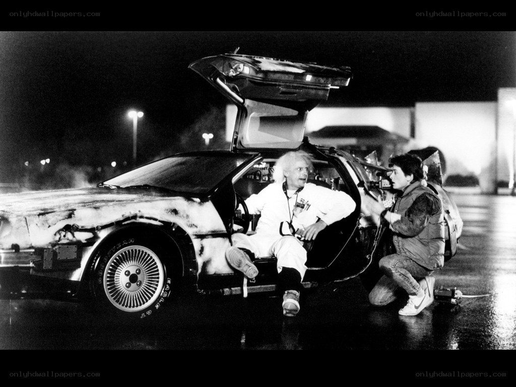 Back to the Future car scene