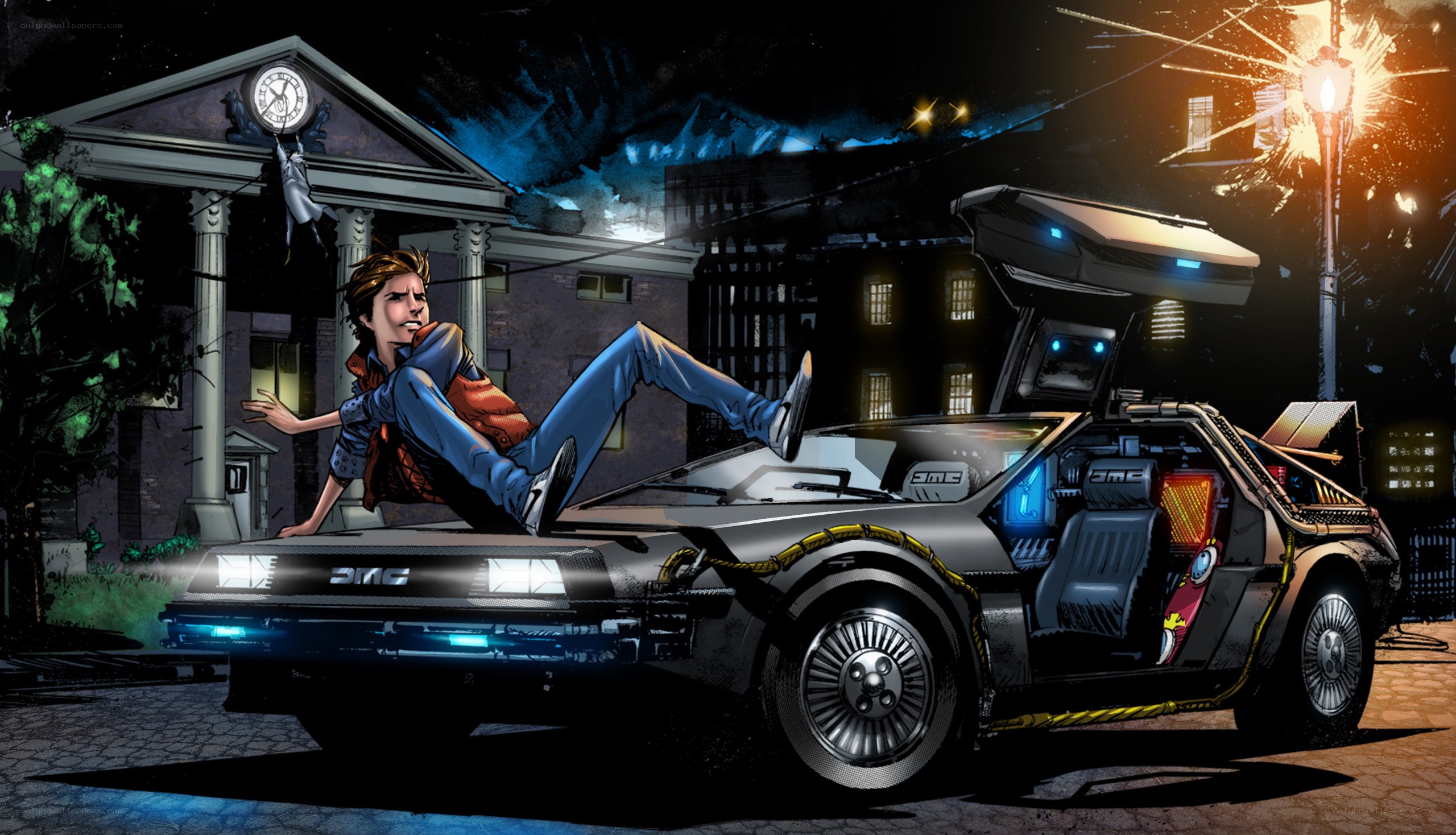 Back to the Future car scene