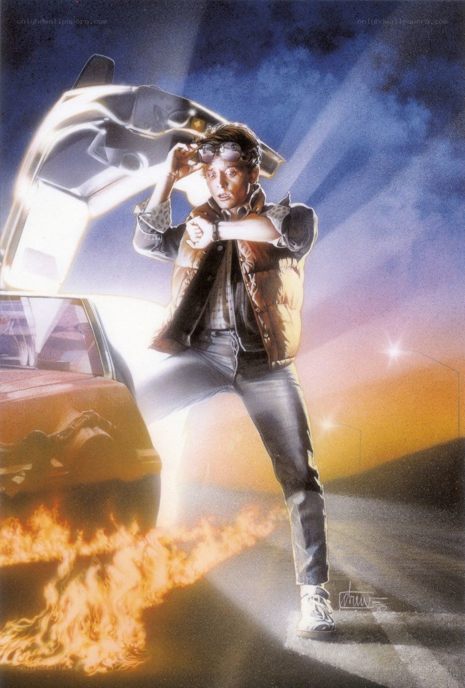 Back to the Future character art