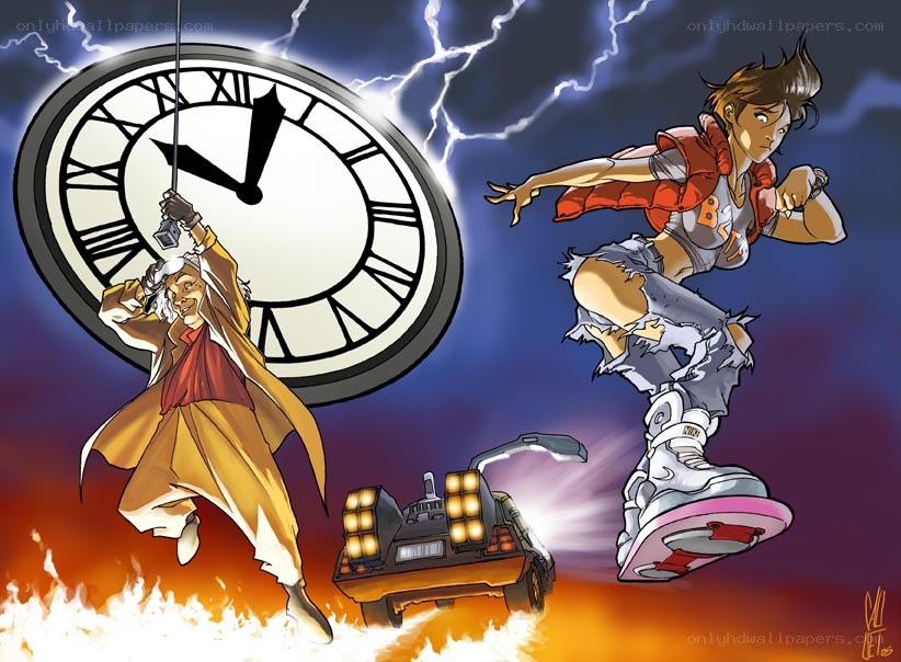 Back to the Future fan art