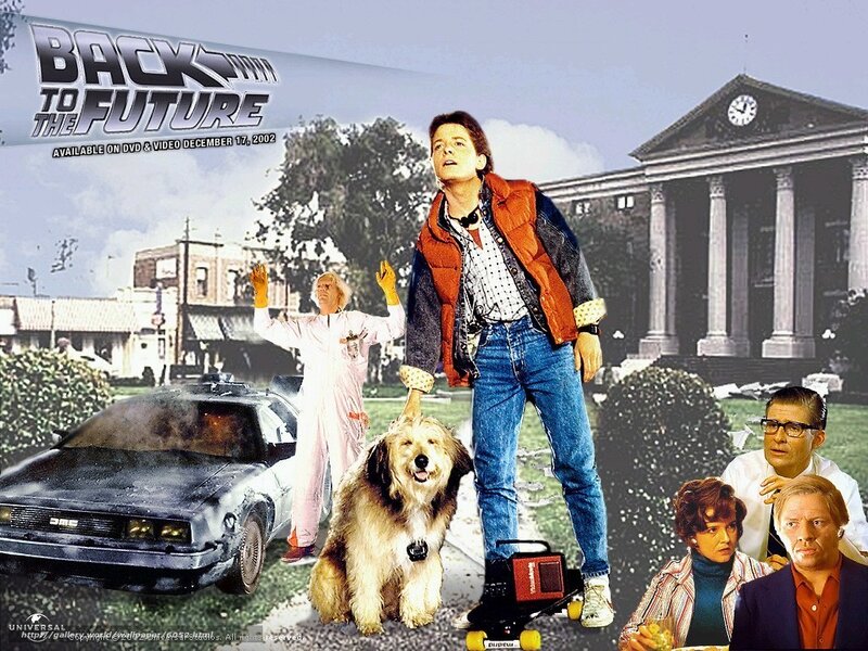 Back to the Future movie collage
