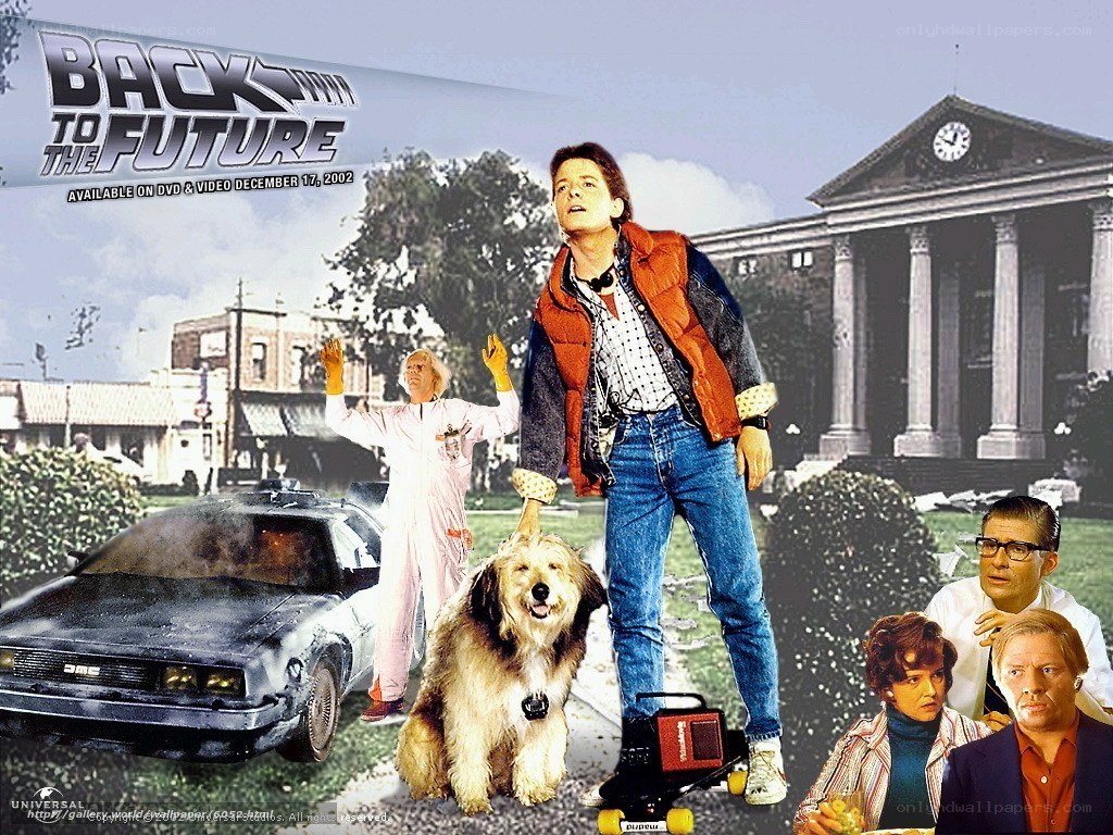 Back to the Future movie collage