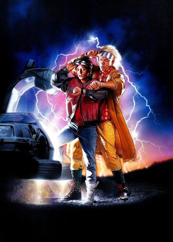 Back to the Future movie poster
