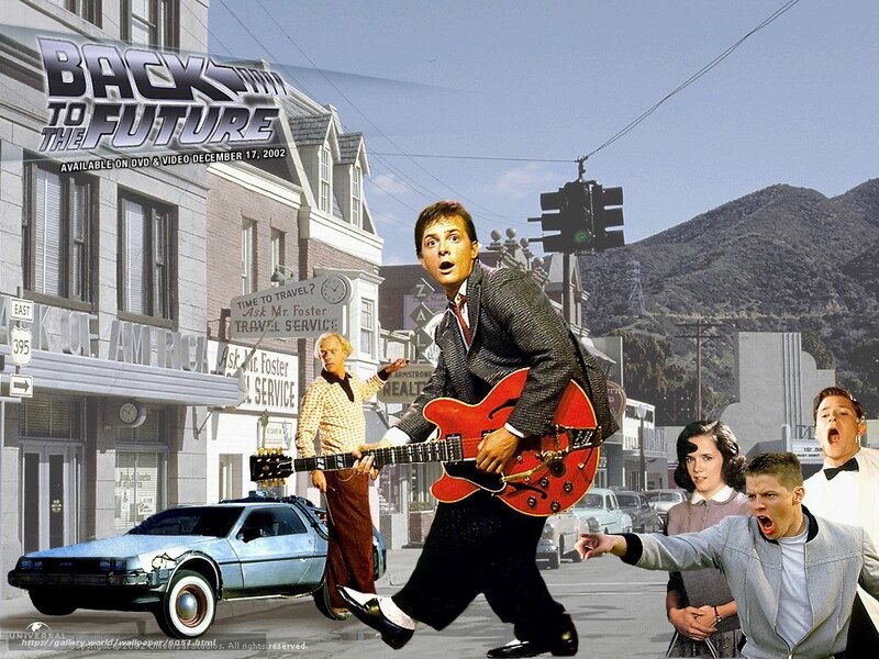 Back to the Future promotional art