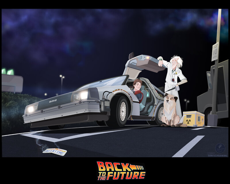 Back to the Future scene