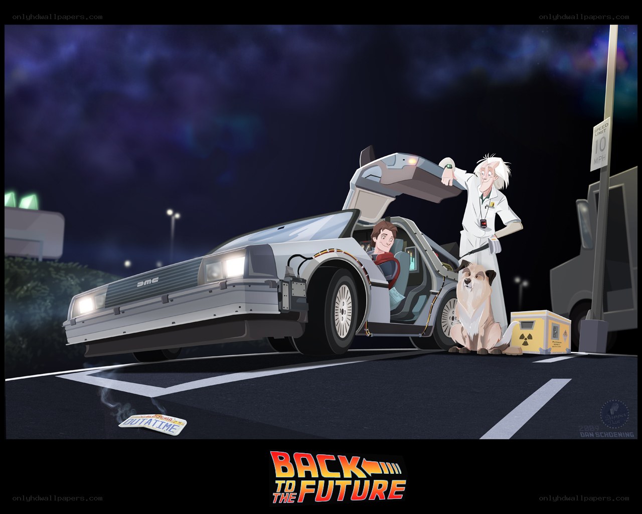 Back to the Future scene