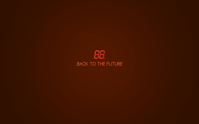 Back to the Future title card