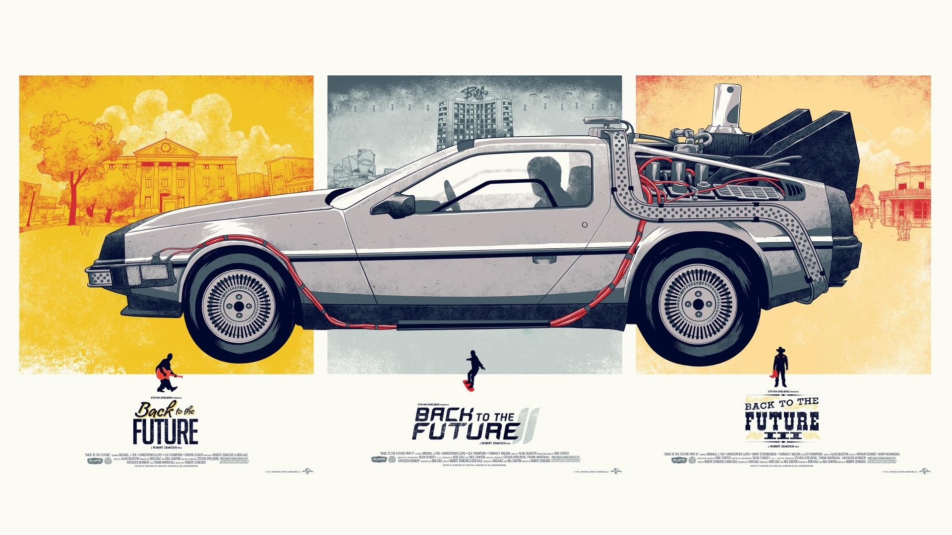 Back to the Future trilogy poster