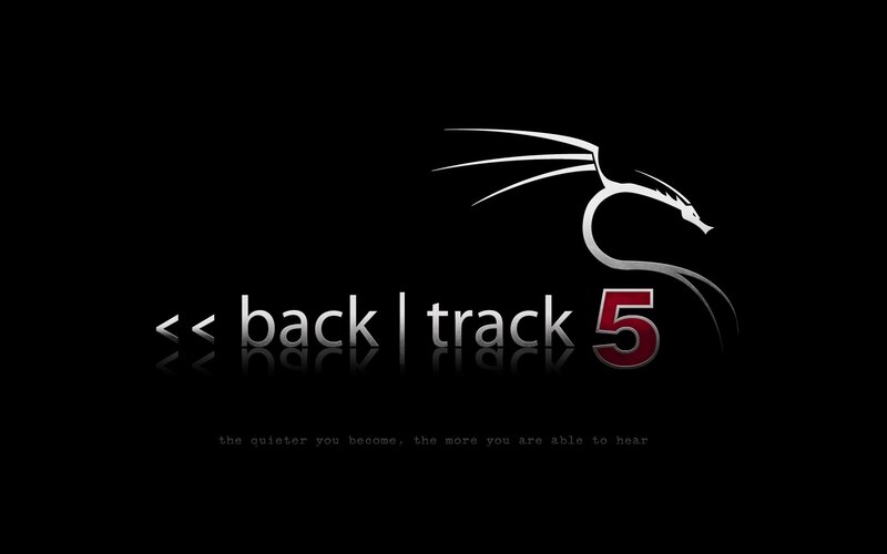 Back Track 5 Logo — Black