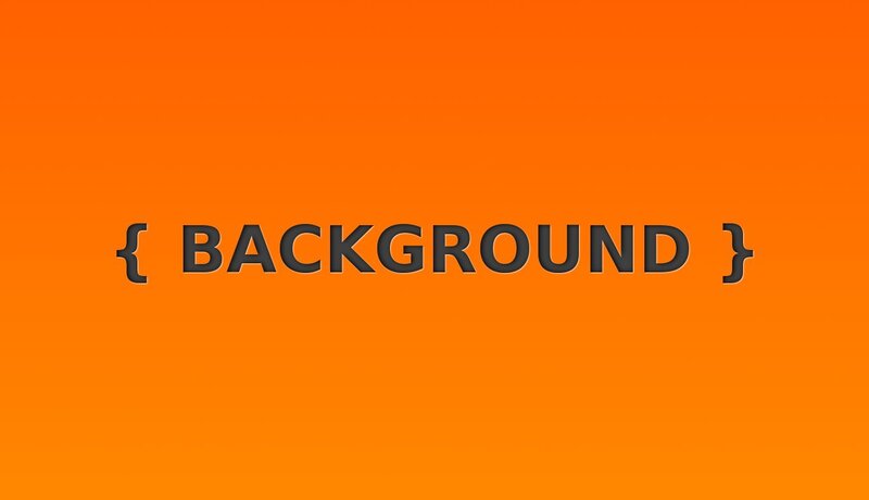 background text on orange