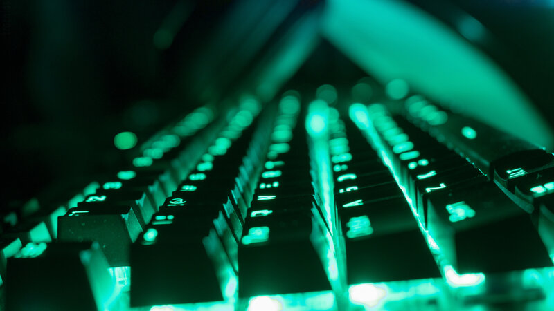 Backlit Keyboard — Green
