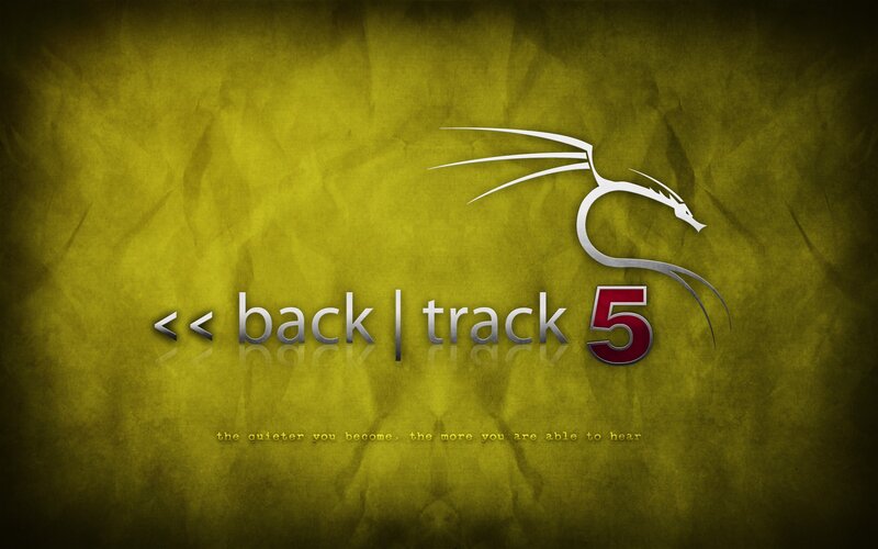 BackTrack 5 logo with dragon