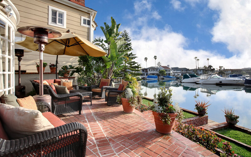 Backyard Patio with Boats
