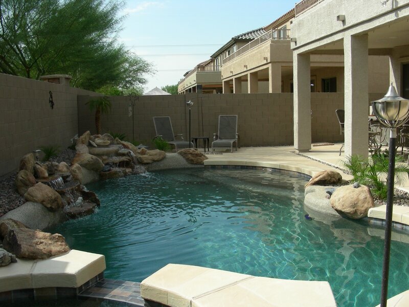 Backyard Swimming Pool — Blue, Serene