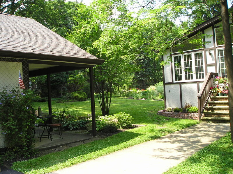Backyard with House and Gazebo