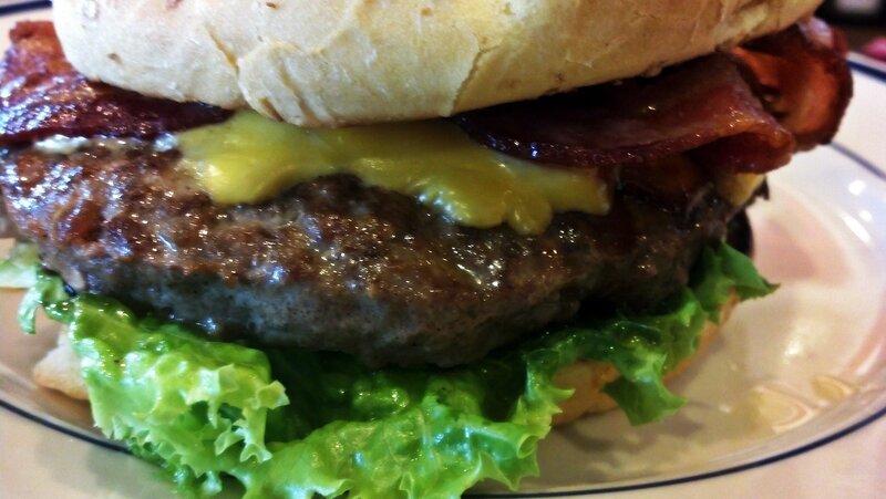 Bacon Cheeseburger — Green, Appetizing