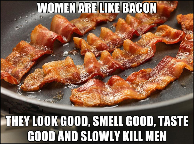 Bacon Cooking in Pan