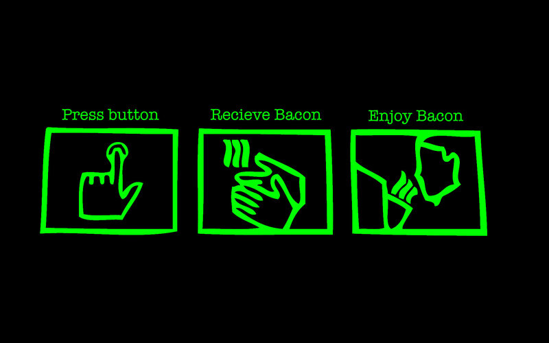 bacon distribution process