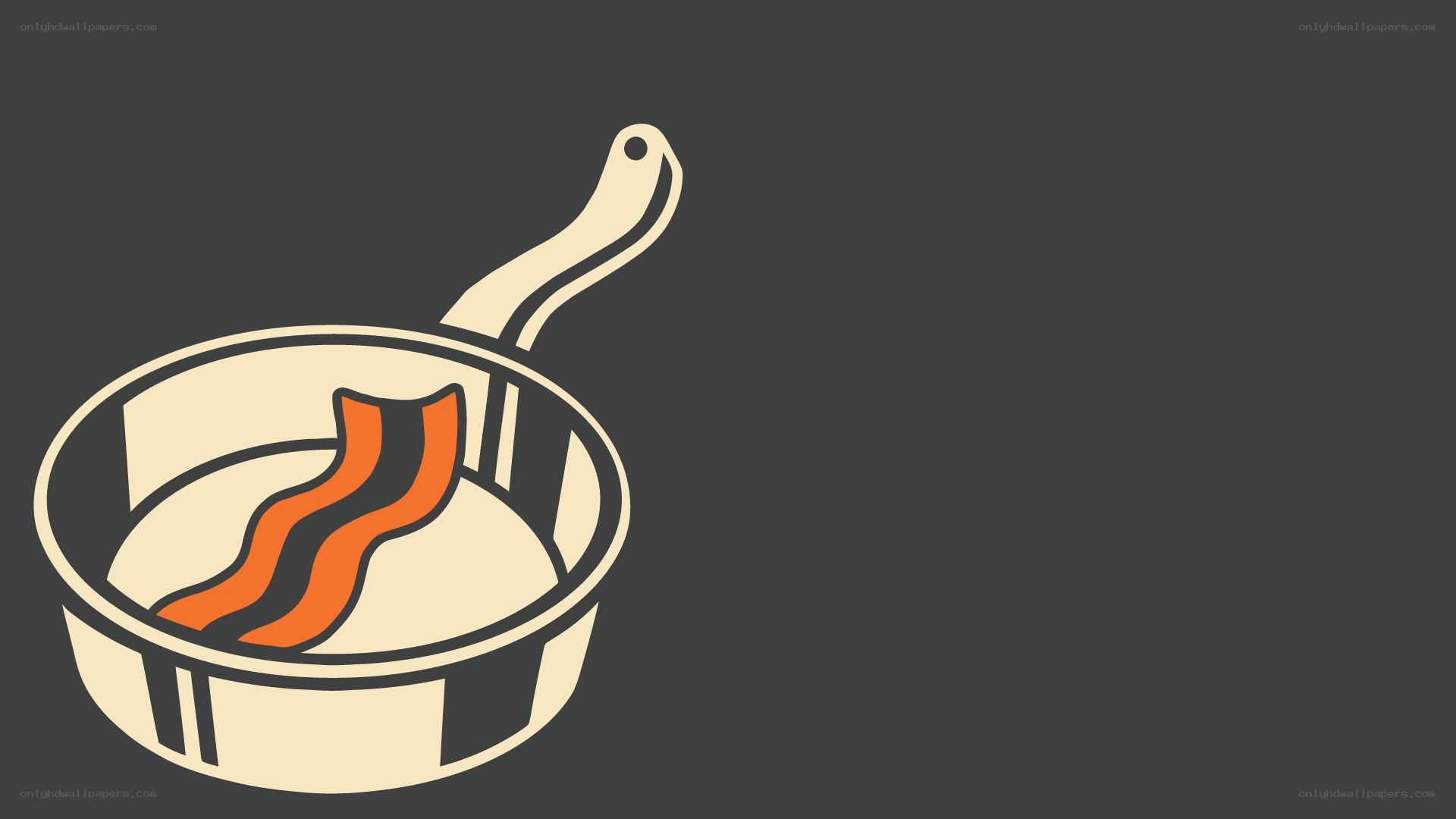 bacon frying in a pan