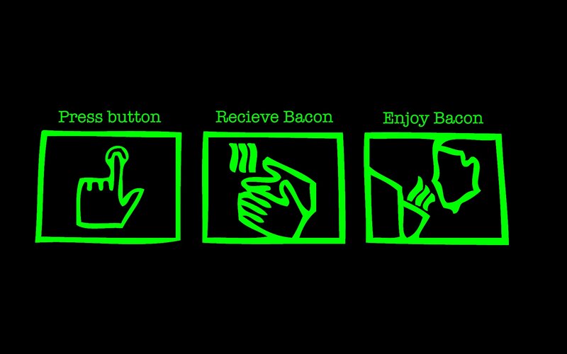 bacon machine instructions