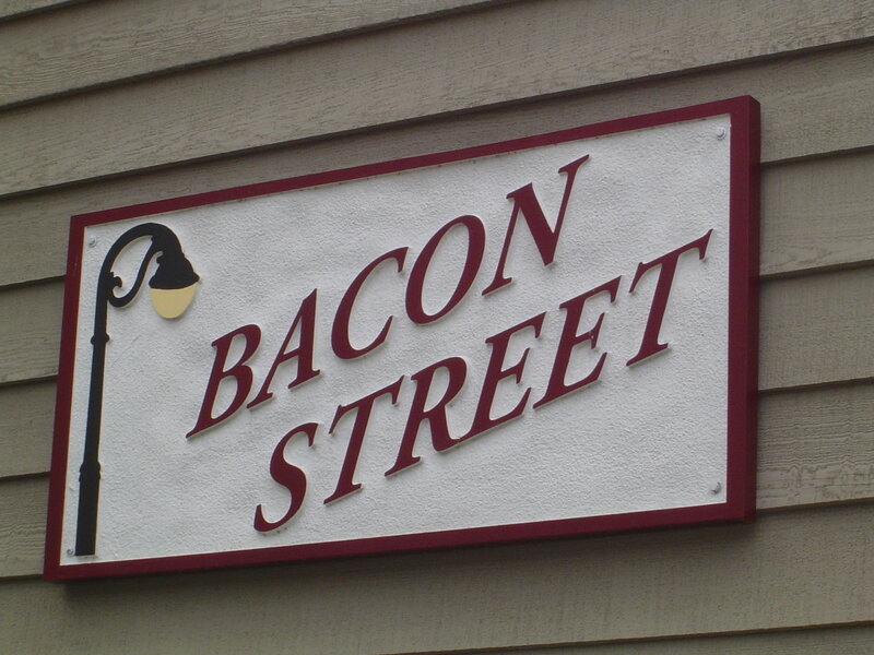 Bacon Street sign