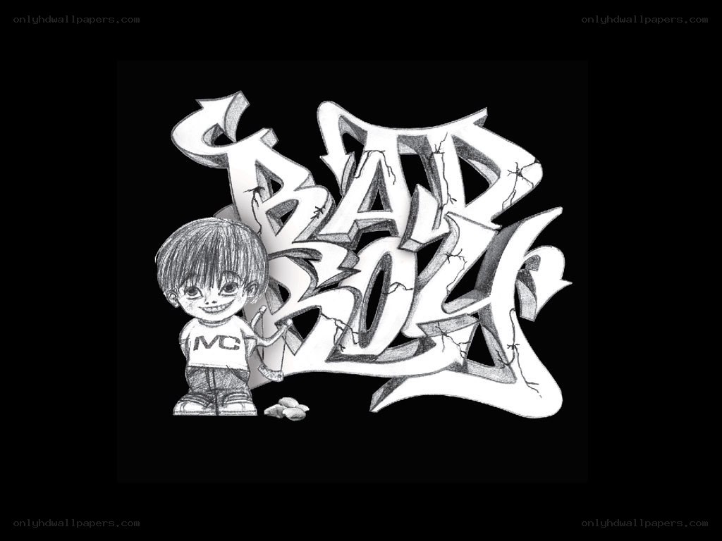 Bad Boy graffiti art