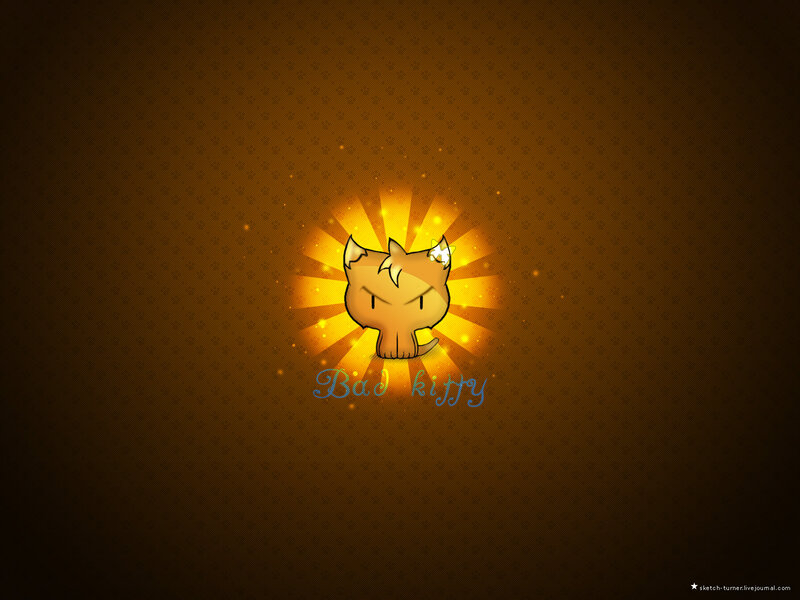 Bad Kitty character art