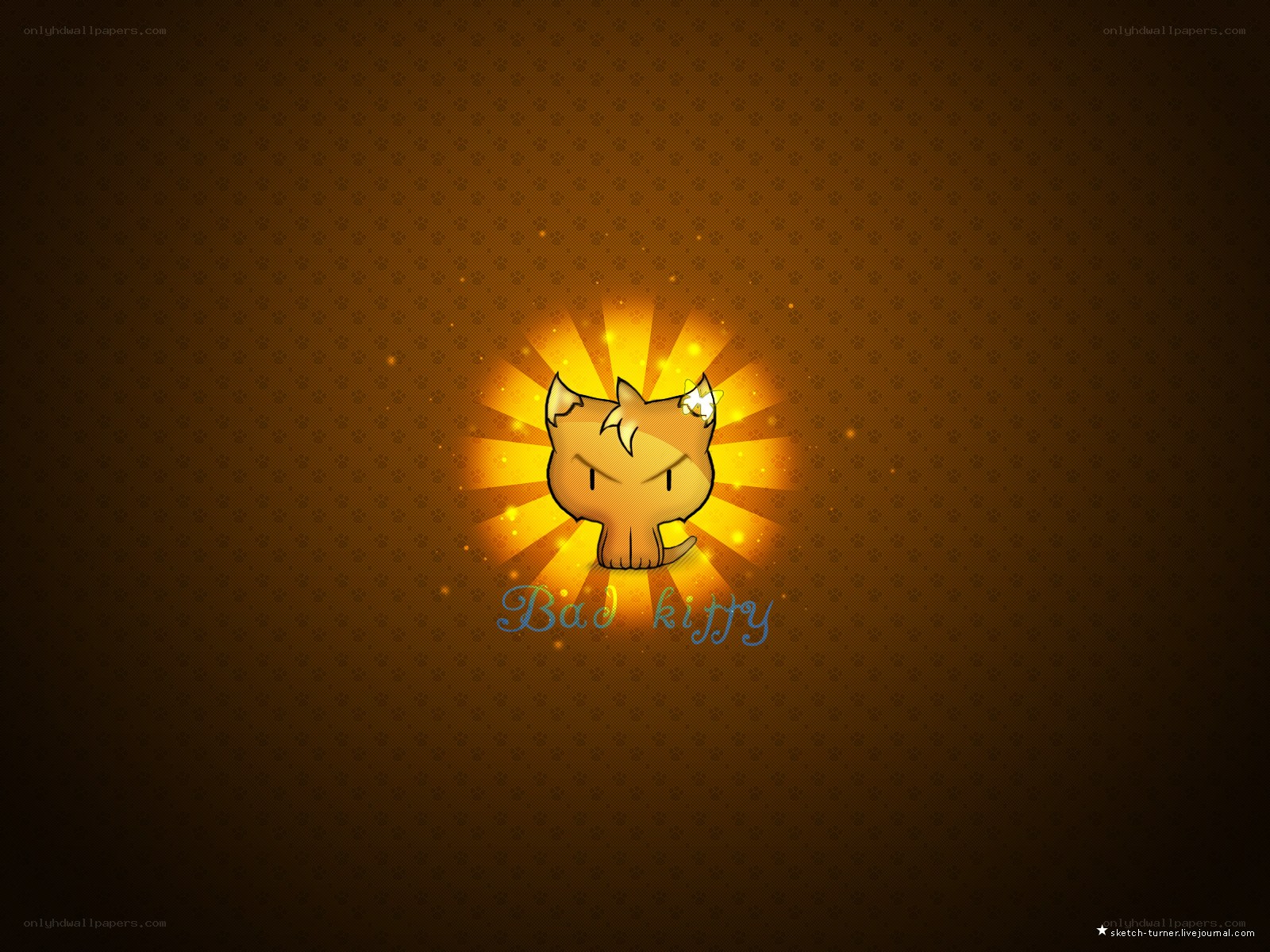 Bad Kitty character art