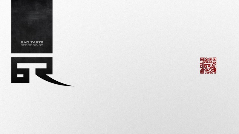 Bad Taste Recordings Logo — Black
