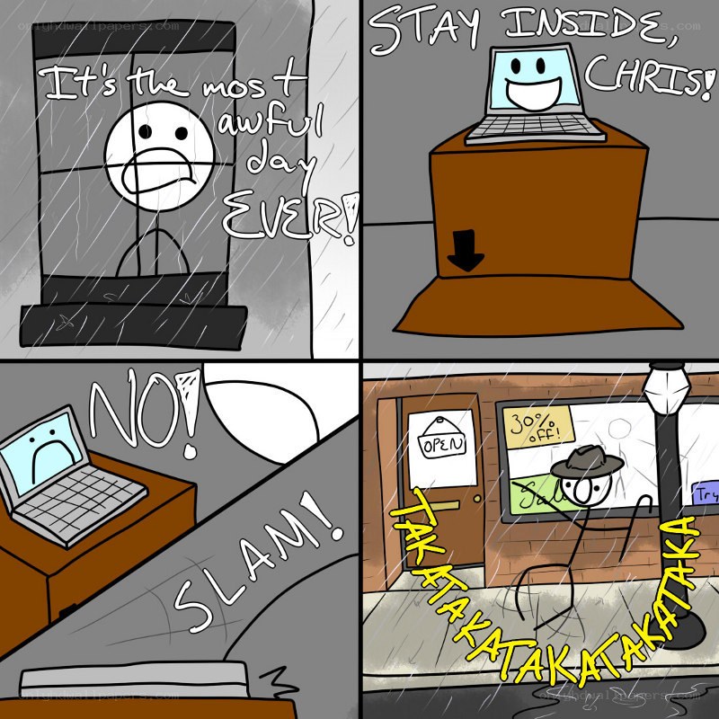 Bad weather day comic