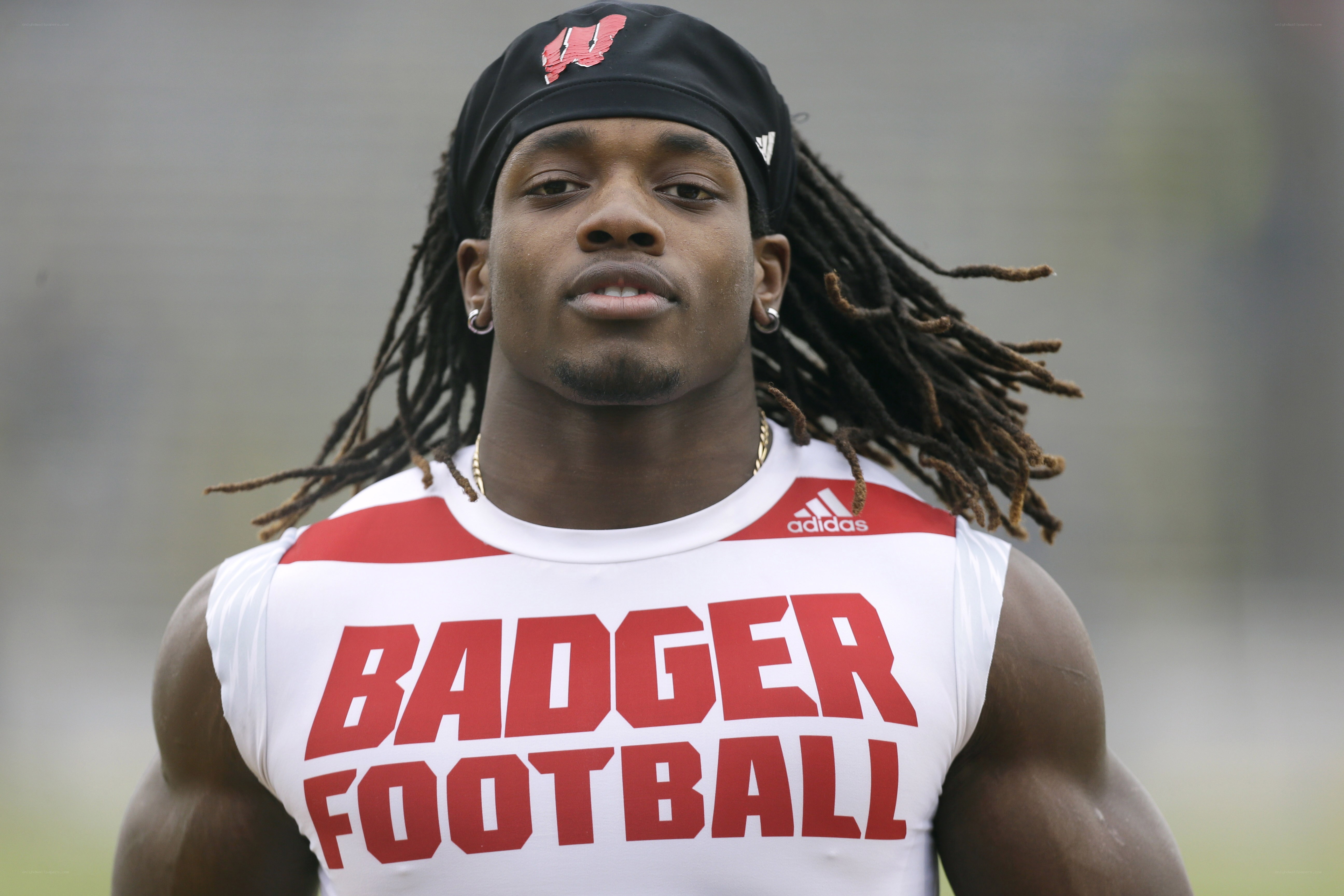 Badger football player