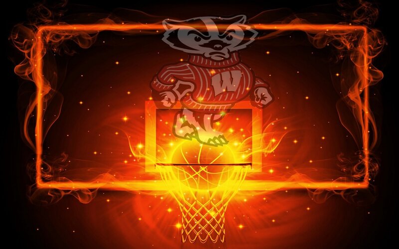Badger Mascot Dunking