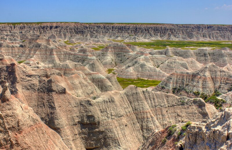 Badlands Canyon Landscape — Brown, Arid