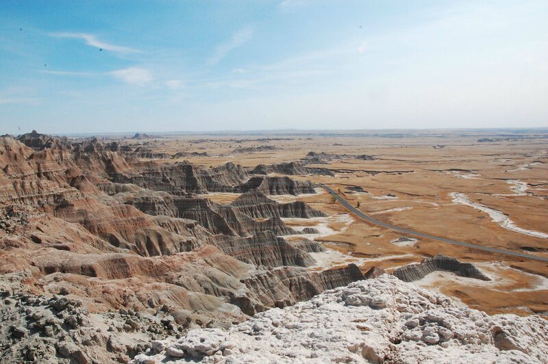 Badlands Canyon Landscape — Brown
