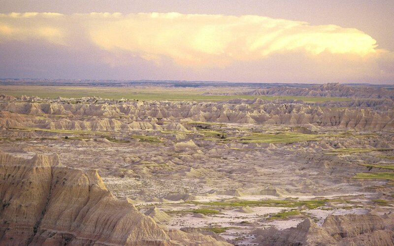 Badlands Landscape — Beige