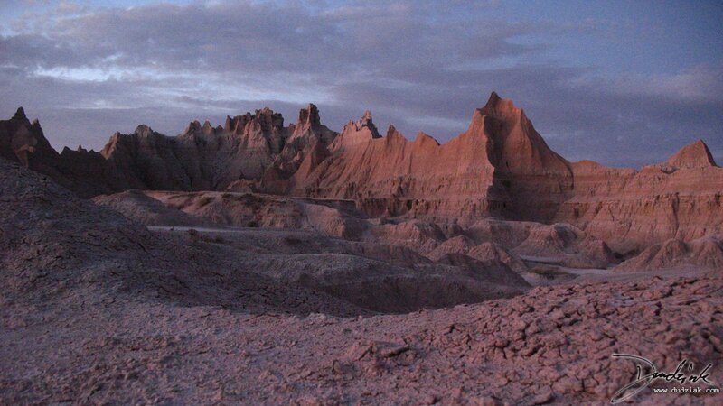 Badlands Rock Formations — Brown, Dramatic