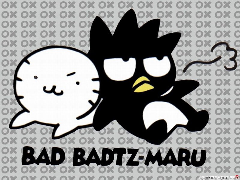 Badtz-Maru and a White Character
