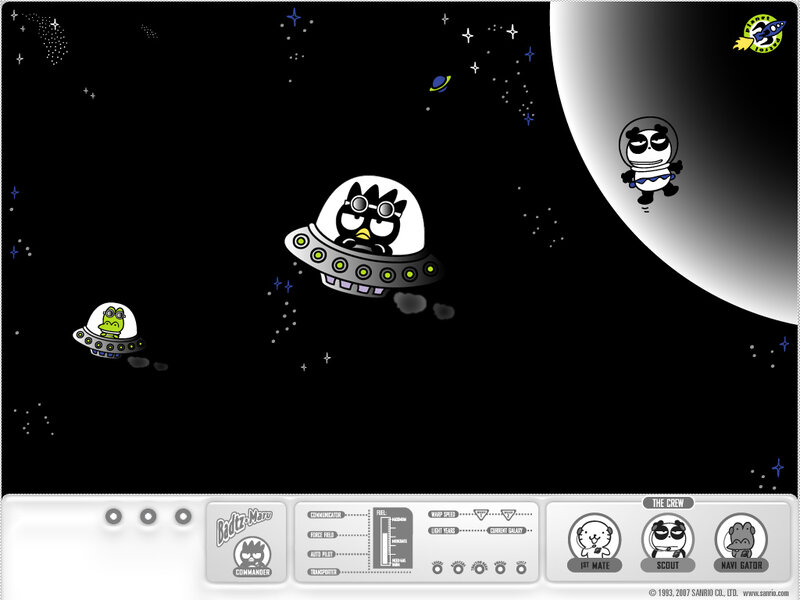 Badtz-Maru in space