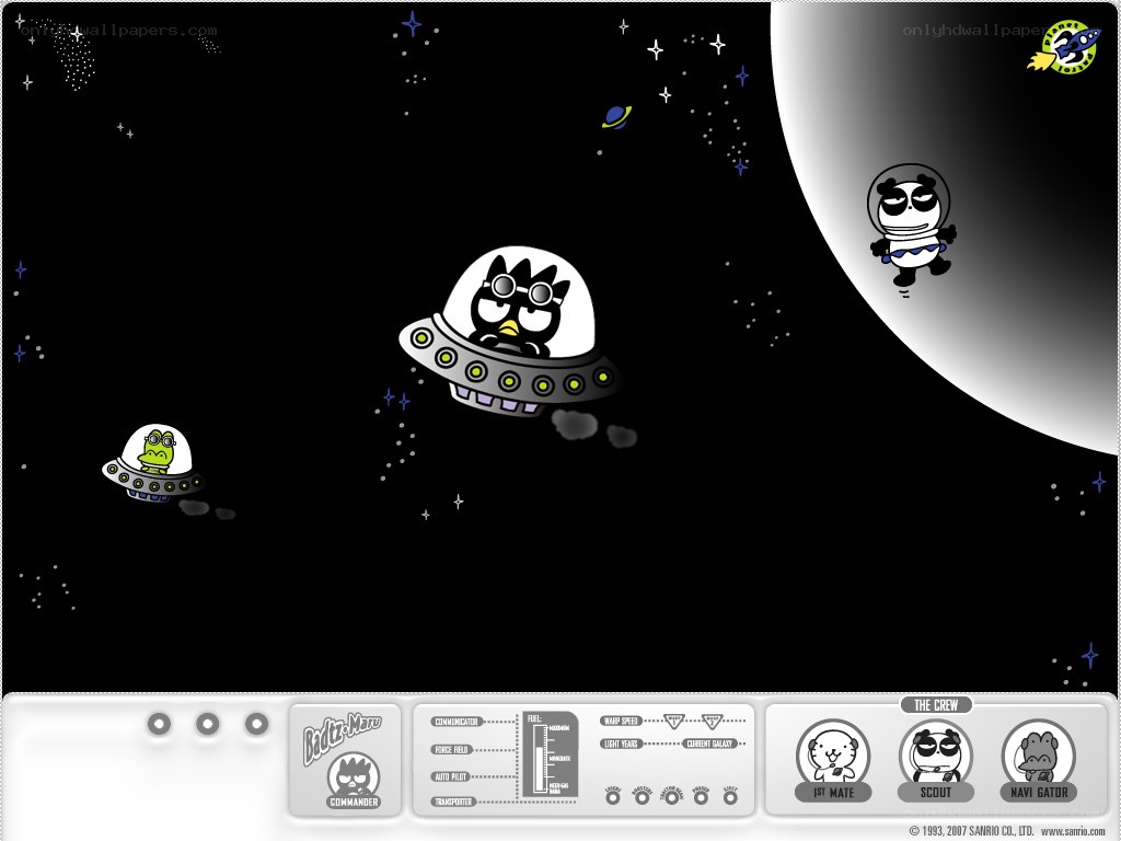 Badtz-Maru in space