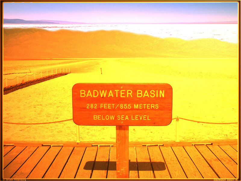 Badwater Basin Sign