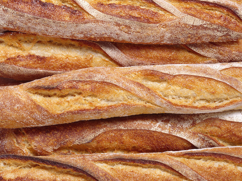 Baguettes in a Stack