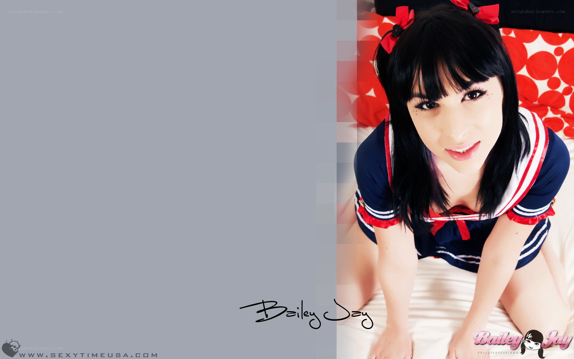 Bailey Jay in sailor outfit