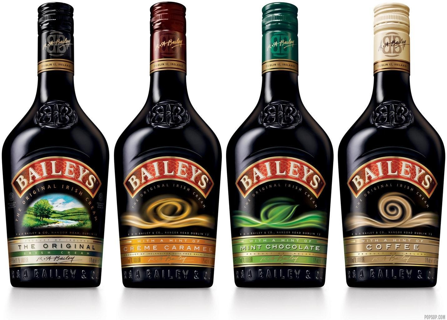 Baileys Irish Cream bottles