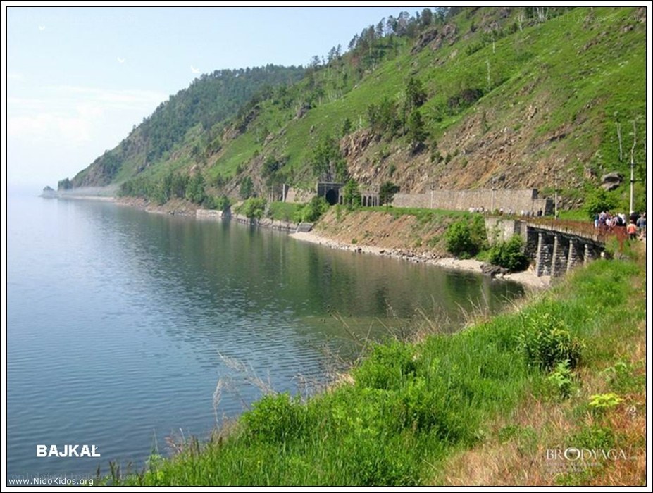 Bajkal lake shoreline
