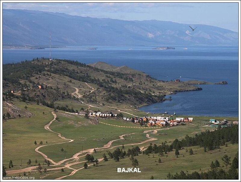 Bajkal village by the lake
