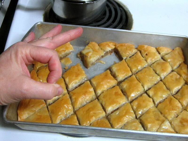Baked Baklava in Pan