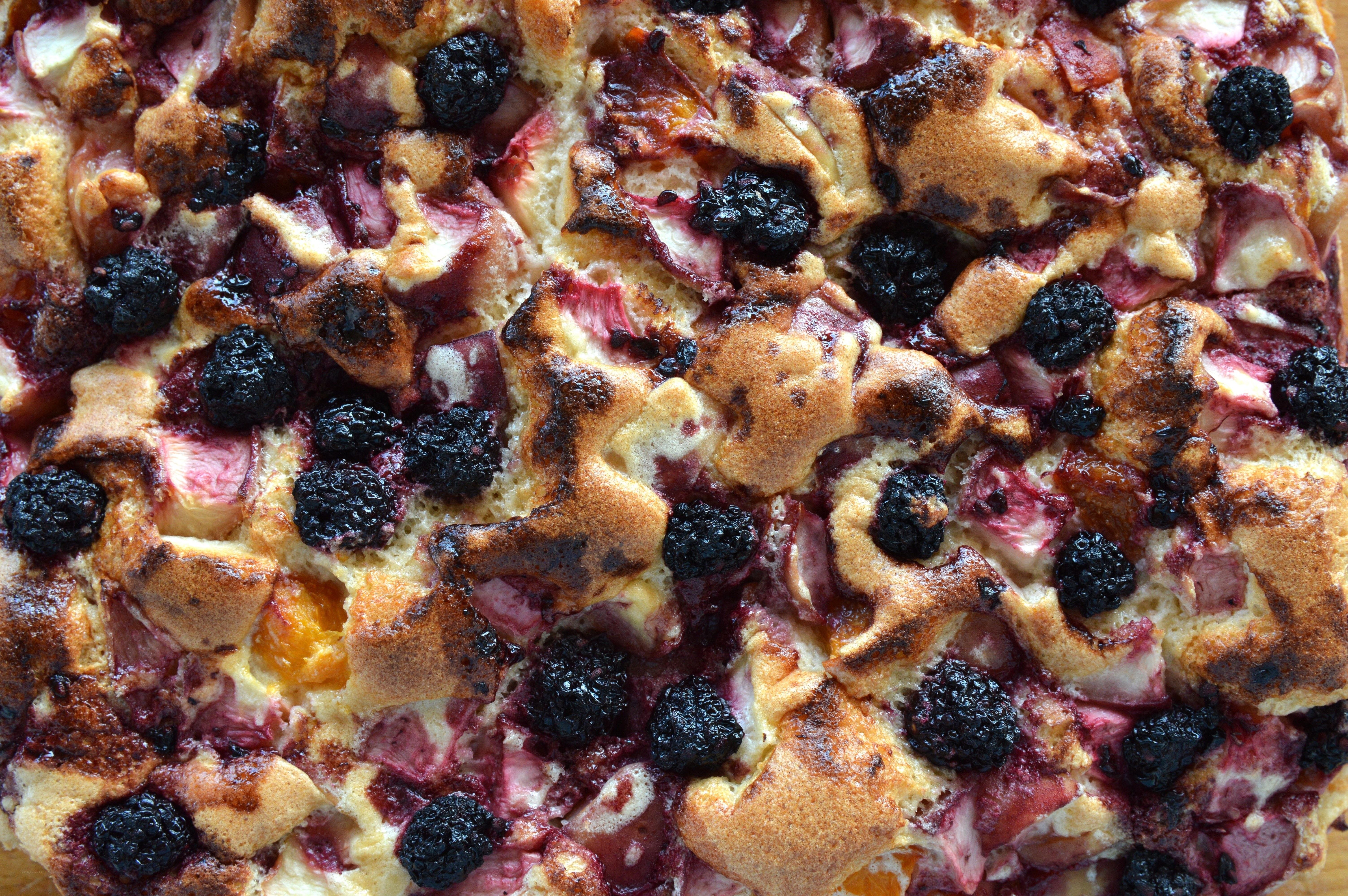 baked berry dessert