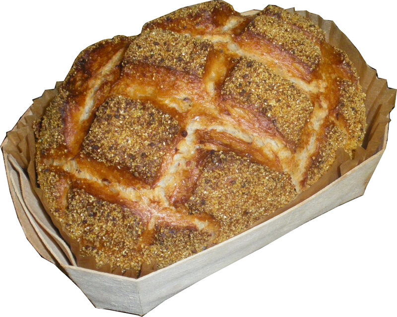 baked bread in a basket