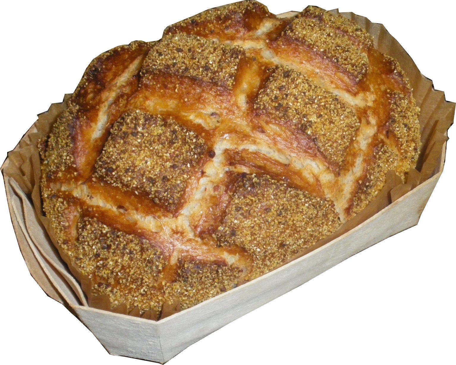 baked bread in a basket