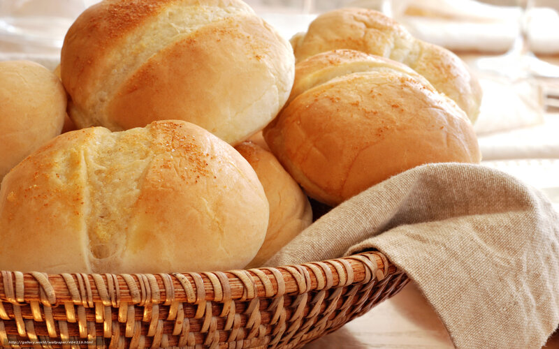 Baked Bread Rolls — Brown